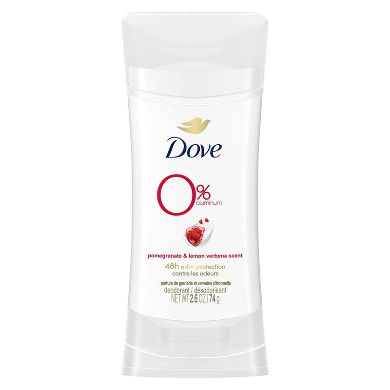 Dove Beauty 0% Aluminum Pomegranate & Lemon Verbena Women's Deodorant Stick - 2.6oz