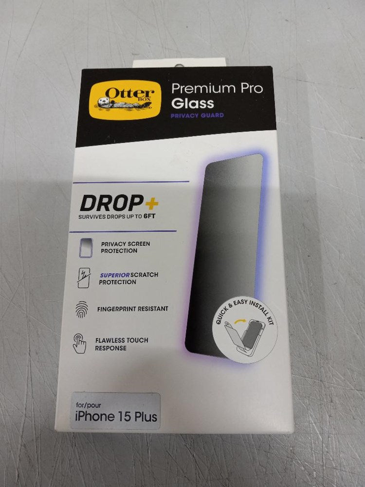 Otterbox Apple iPhone 15 Plus Premium Pro Privacy Guard Glass