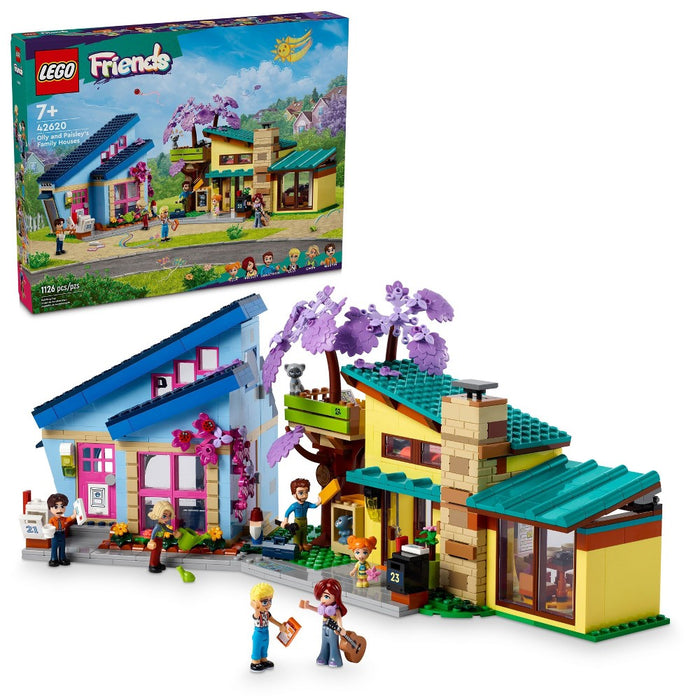 LEGO Friends Olly and Paisley's Family Houses Toy 42620 SEE DETAILS