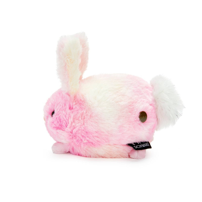FAO Schwarz 7" Coral Pink Tie-Dye Bunny Toy Plush