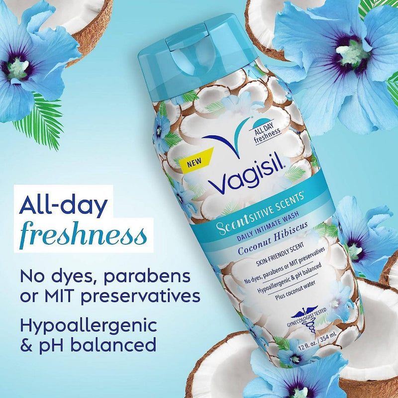 Vagisil Coconut/Hibiscus Feminine Wash - 12 fl oz
