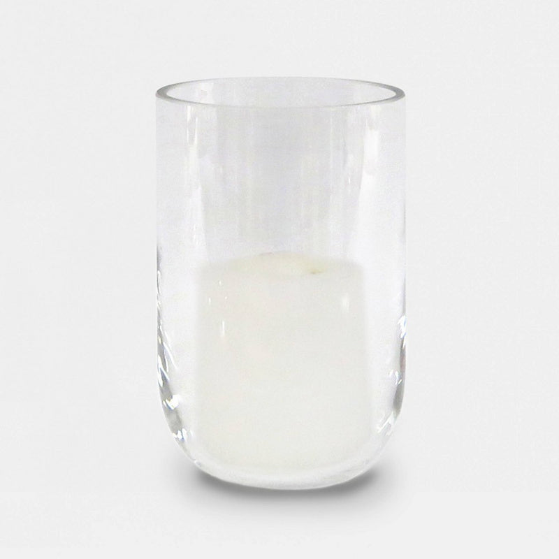 6" x 4" Hurricane Glass Pillar Candle Holder Clear - Made By Design