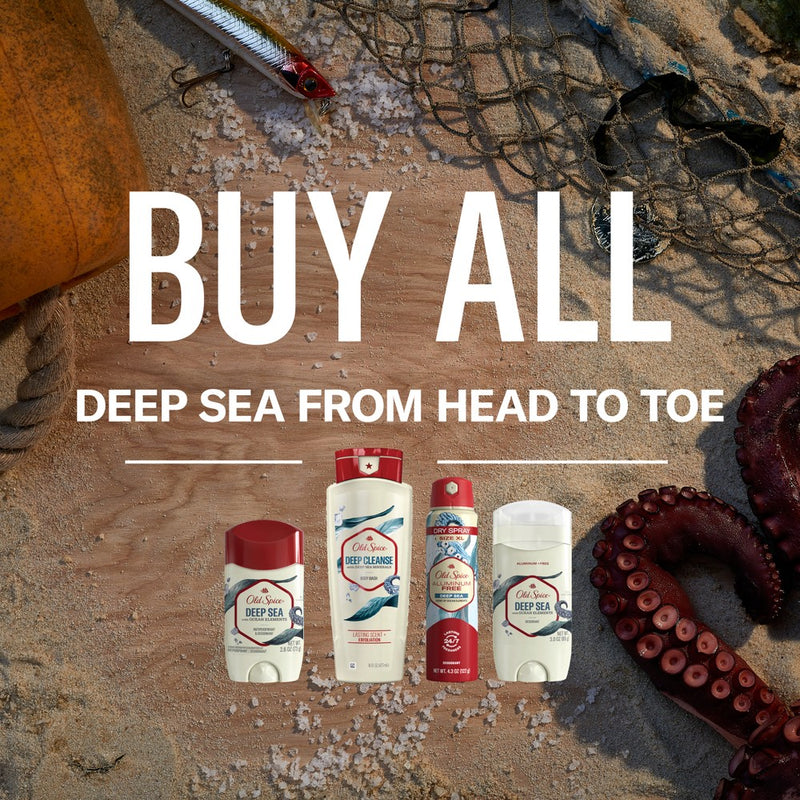 Old Spice Aluminum-Free Dry Spray - Sea Minerals Scent - 4.3oz