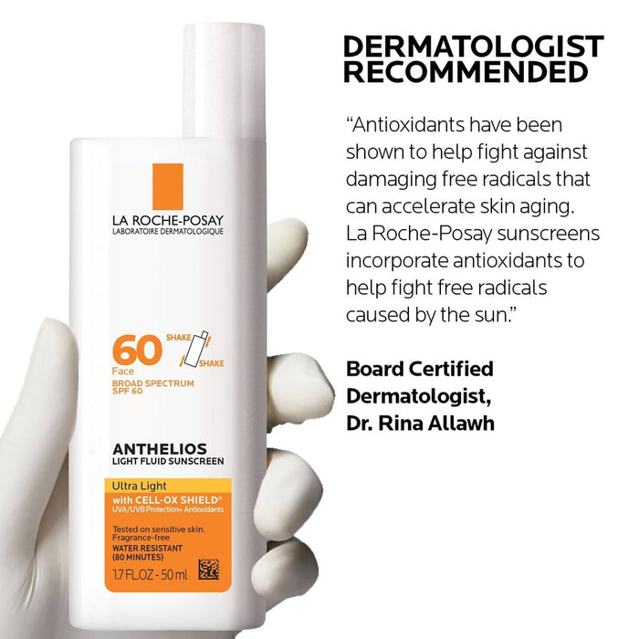 La Roche Posay Anthelios Sunscreen- SPF 60 - 1.7 fl oz EXP:11/2025