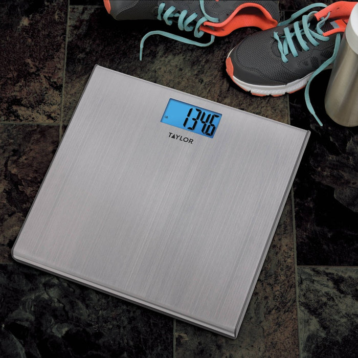 Digital Thin Stainless Steel Bathroom Scale - Taylor