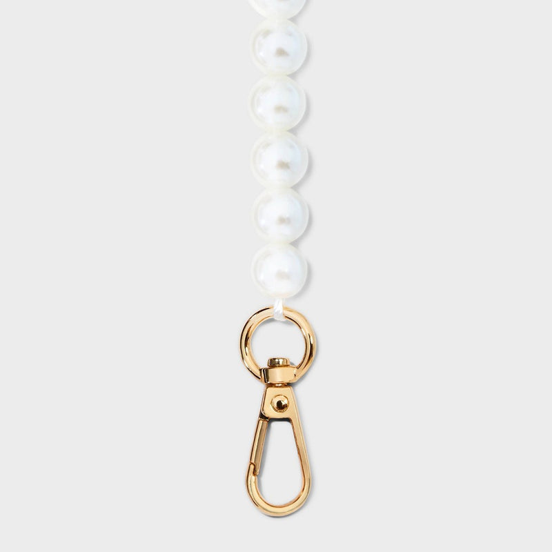 Handheld Mini Handbag Strap - A New Day White