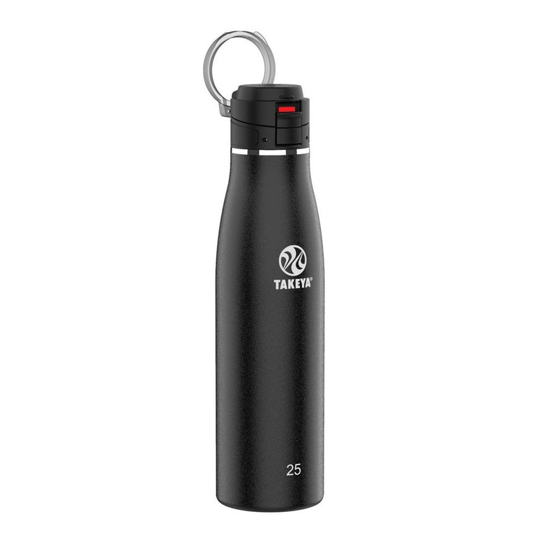 Takeya 25oz Insulated Stainless Steel Travel Mug with Flip-Lock Spout Lid - Onyx