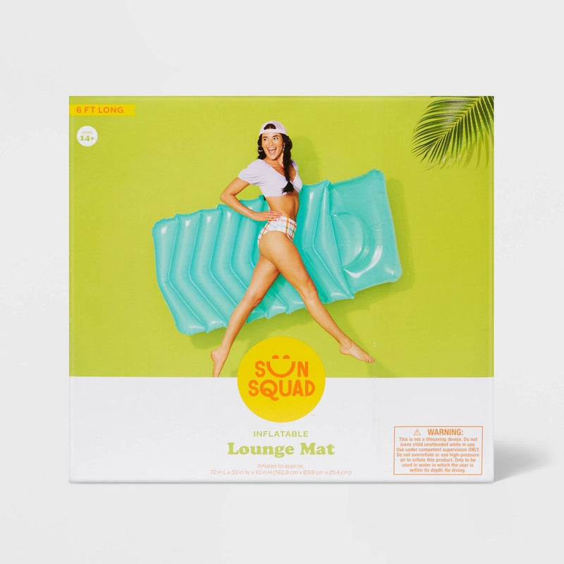 Comfortable Mat Pool Lounger - Sun Squad
