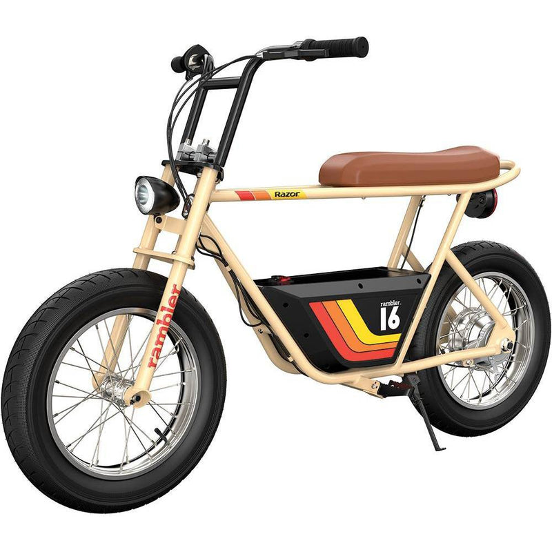 Razor Rambler Step Over Electric Scooter - Beige (LOCAL PICKUP ONLY)