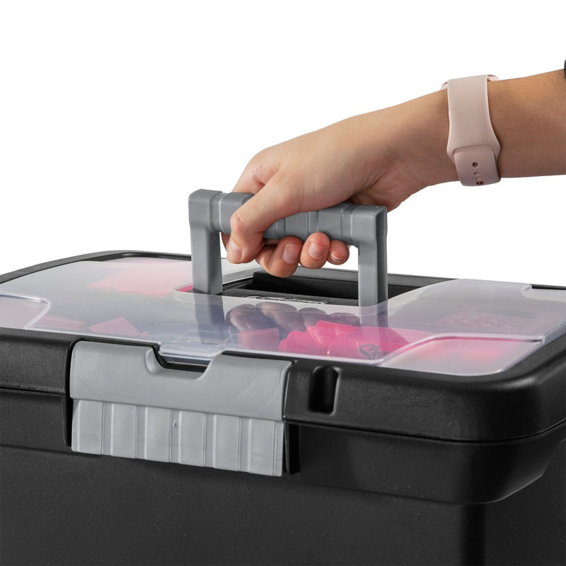 Sterilite Medium Letter File Box Black