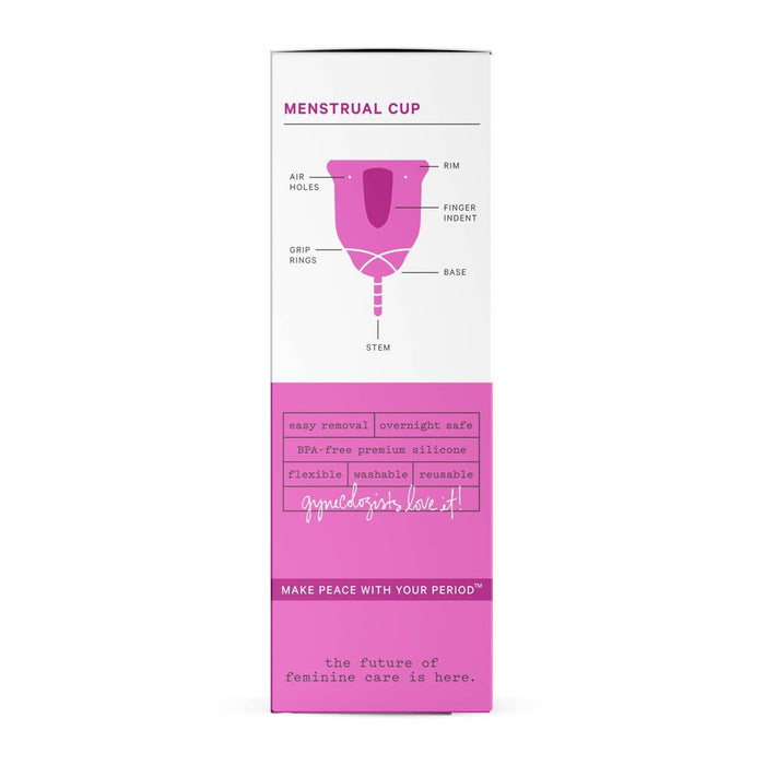 The Honey Pot Company, Silicone Menstrual Cup, Size 1 for Light-Medium Flow - 1ct