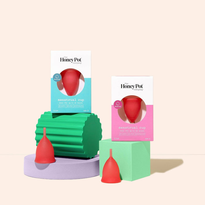 The Honey Pot Company, Silicone Menstrual Cup, Size 1 for Light-Medium Flow - 1ct