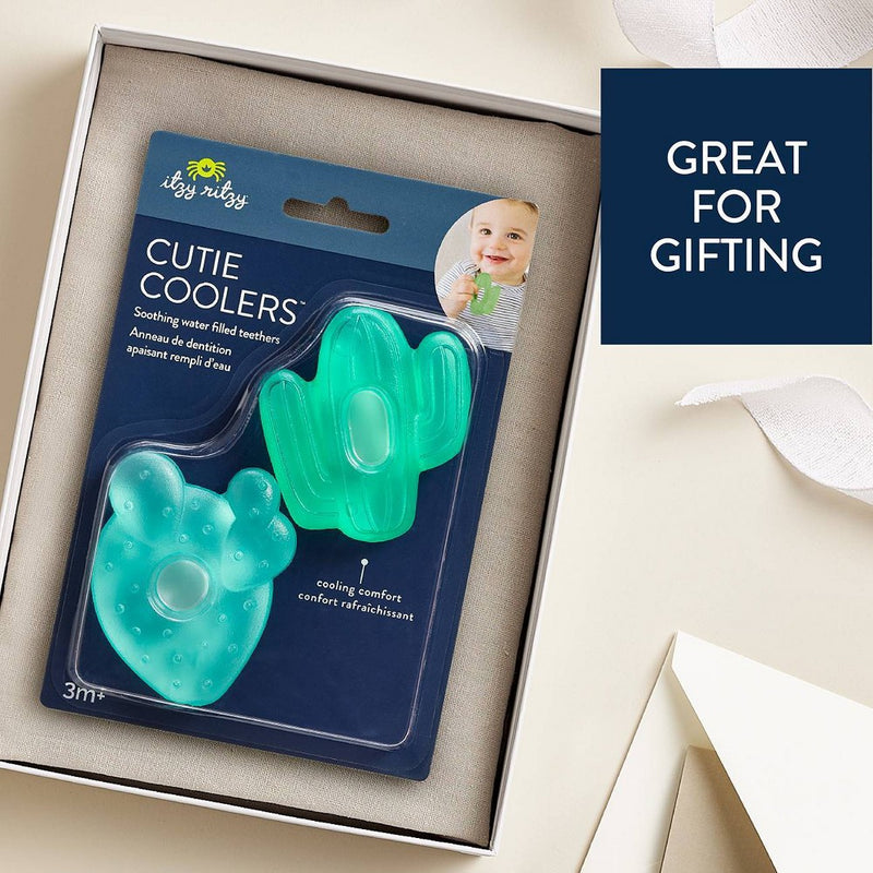 Itzy Ritzy Cutie Coolers Teether Set - Cactus - 2pk