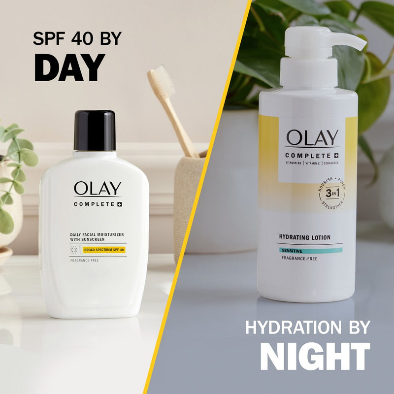 Olay Complete + Daily Hydrating Lotion - Fragrance Free - 10.1 fl oz