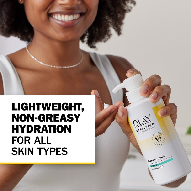 Olay Complete + Daily Hydrating Lotion - Fragrance Free - 10.1 fl oz