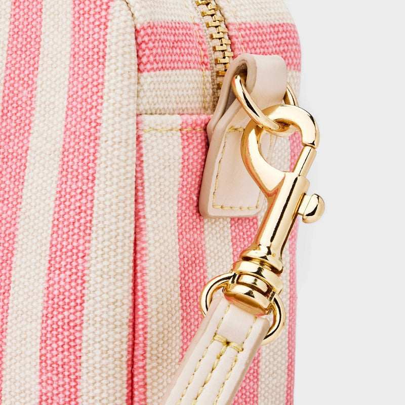 Mini Camera Crossbody Bag - Universal Thread Pink Striped