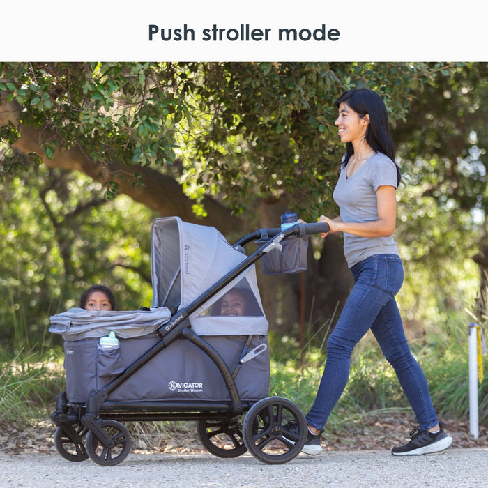 Baby Trend Navigator 2-in-1 Stroller Wagon - Madrid Gray (LOCAL PICKUP ONLY)
