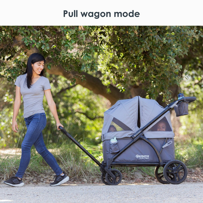 Baby Trend Navigator 2-in-1 Stroller Wagon - Madrid Gray (LOCAL PICKUP ONLY)