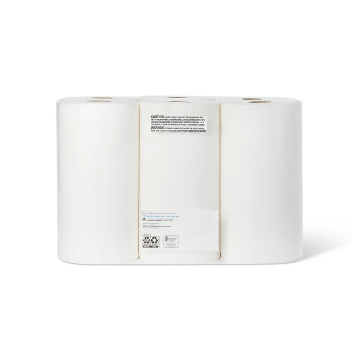 Make-A-Size Paper Towels - 6 Triple Rolls - up & up