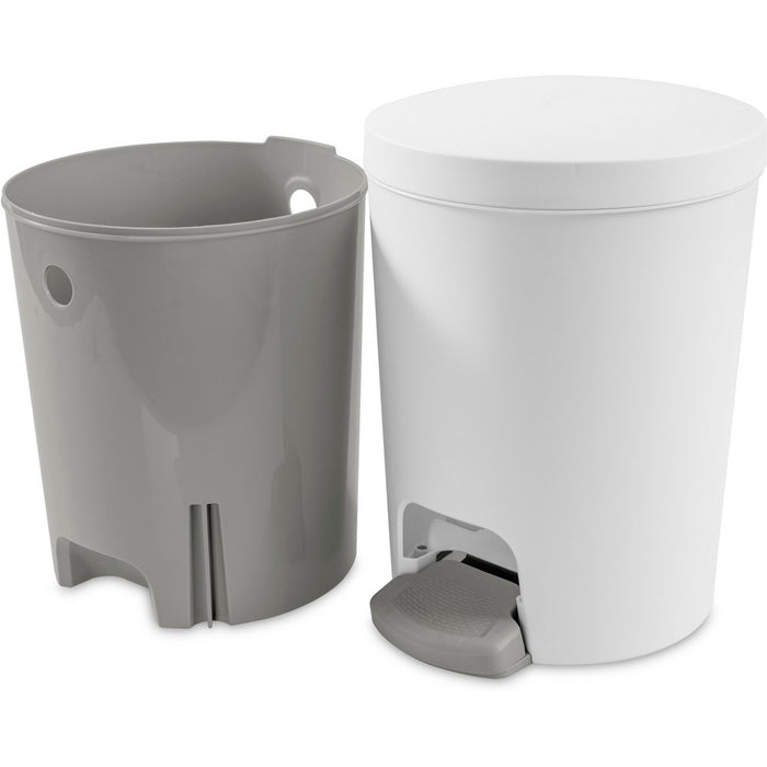 1.6gal Round Step Trash Can - Brightroom