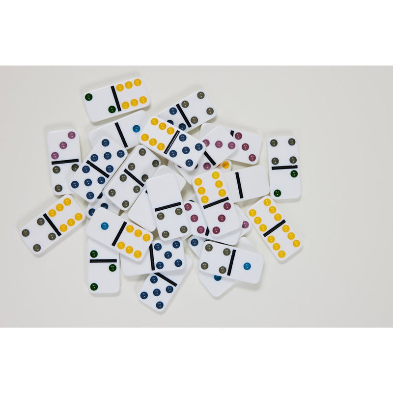 Game Gallery Double 6 Color Dot Dominoes