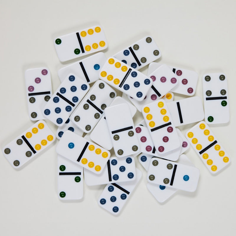 Game Gallery Double 6 Color Dot Dominoes