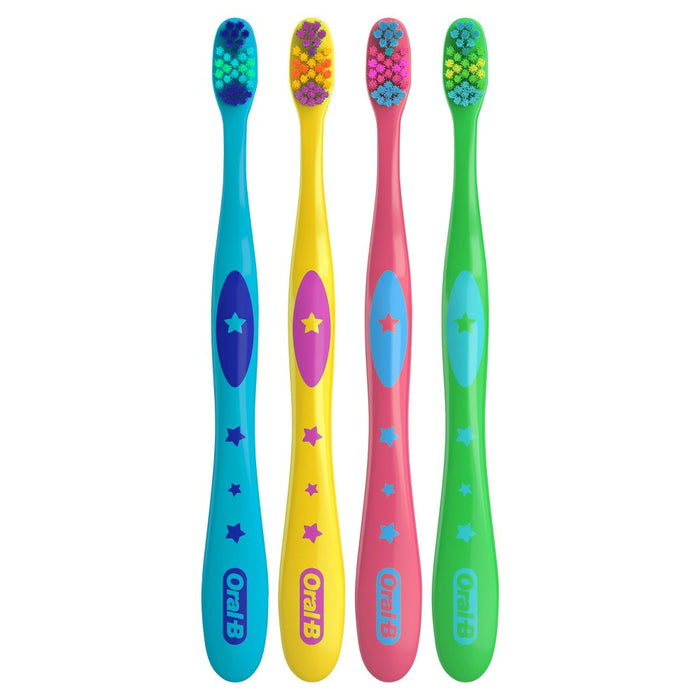 Oral-B Kids Soft Toothbrush with Space Designs - 4pk