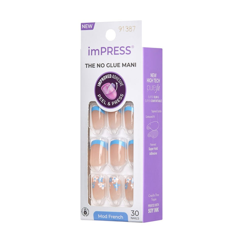 imPRESS Press-On Manicure Fake Nails - Snooze - 33ct