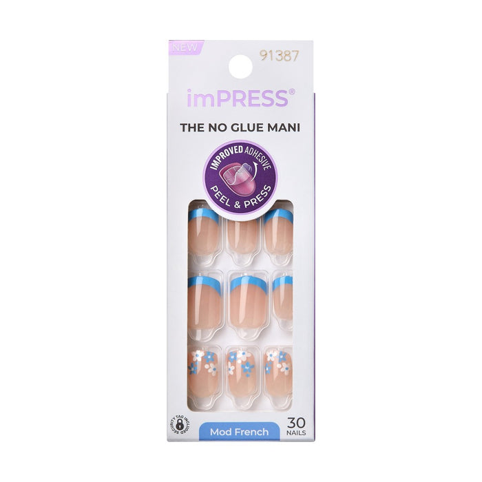 imPRESS Press-On Manicure Fake Nails - Snooze - 33ct