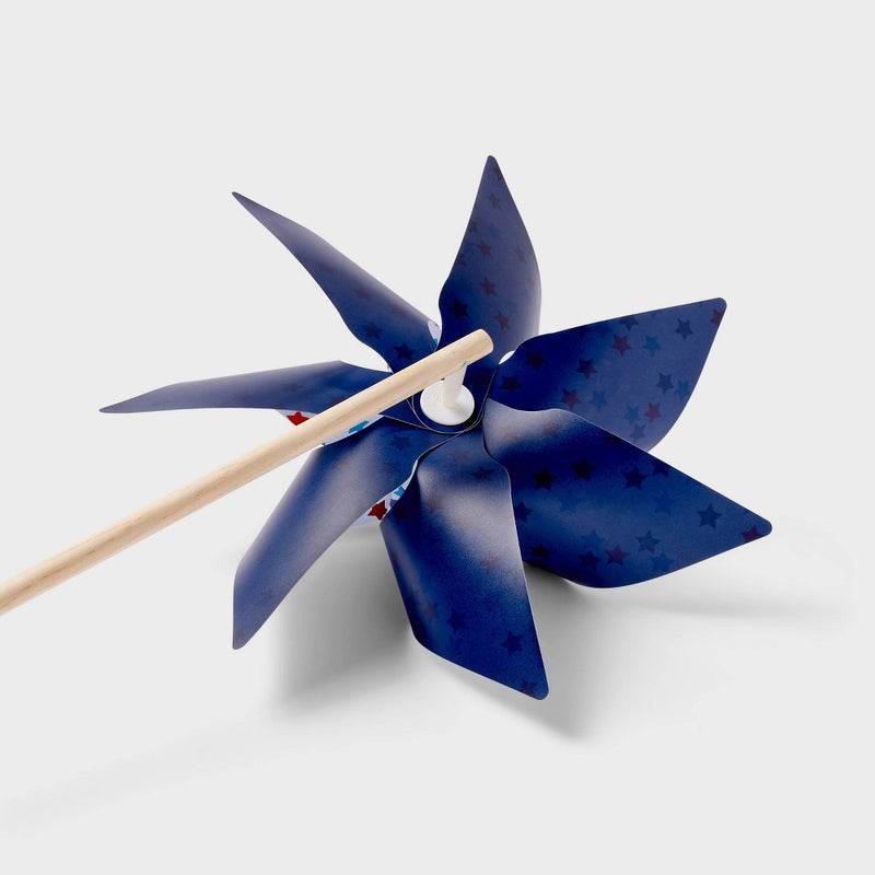 40" Pinwheel Red White & Blue Stars and Stripes - Sun Squad (LOCAL PICKUP ONLY)