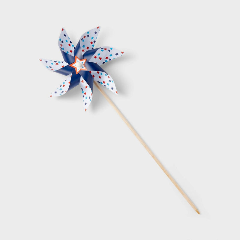 40" Pinwheel Red White & Blue Stars and Stripes - Sun Squad (LOCAL PICKUP ONLY)