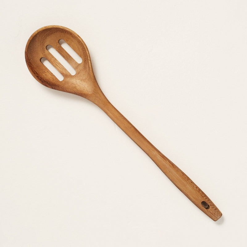 Slotted Wood Serving Spoon Brown - Hearth & Hand with Magnolia