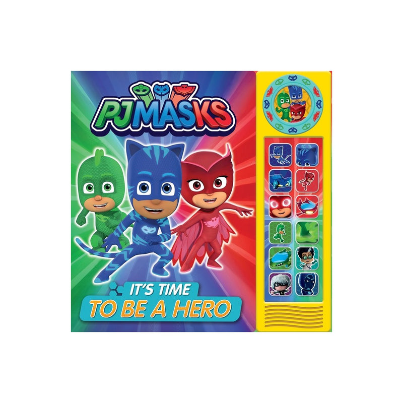 PJ Masks - It's Time To Be A Hero Custom Frame Sound Board Book - by Phoenix (Hardcover)
