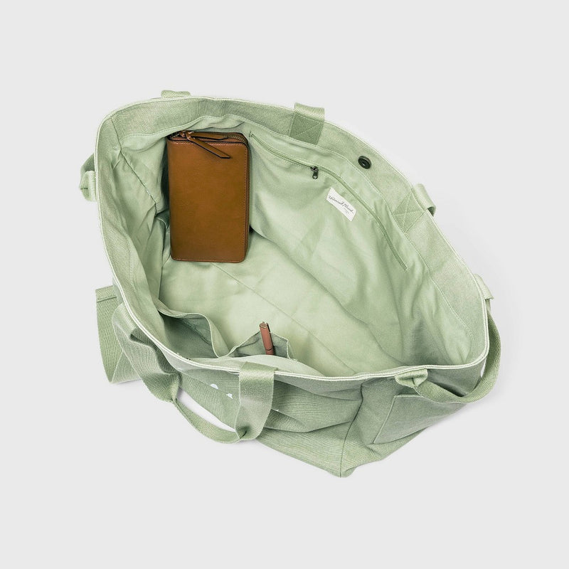 Smiley Face Print Web Tote Handbag - Universal Thread Green (LOCAL PICKUP ONLY)