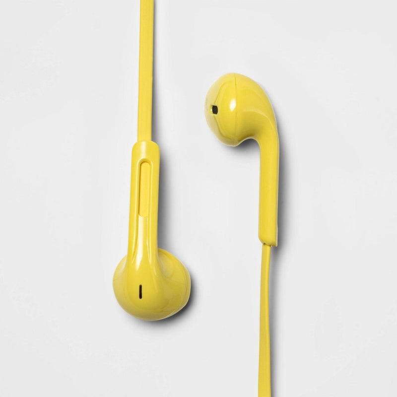 Wireless Bluetooth Flat Earbuds - heyday Mist Yellow