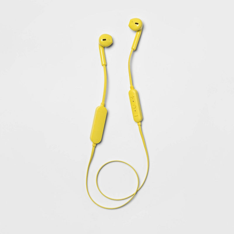 Wireless Bluetooth Flat Earbuds - heyday Mist Yellow