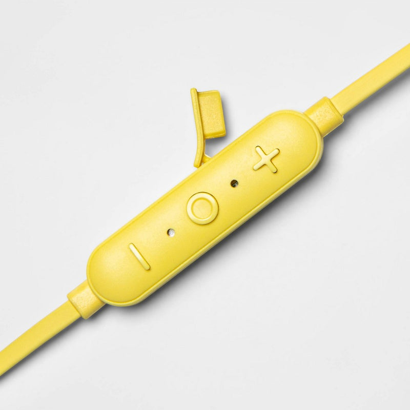 Wireless Bluetooth Flat Earbuds - heyday Mist Yellow