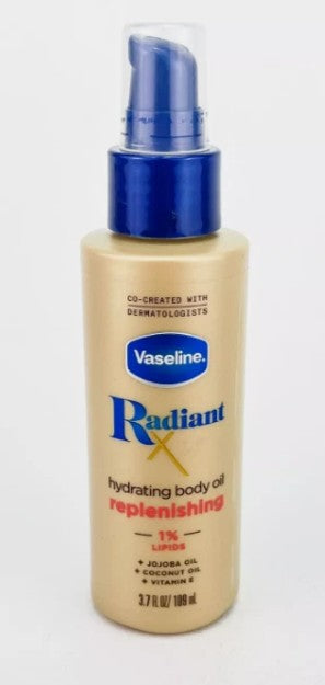 Vaseline Radiant x Hydrate & Replenish Body Oil - 3.7oz
