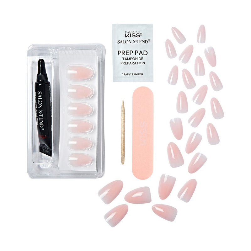 KISS Products X-tend Fake Nails - Gloria - 34ct
