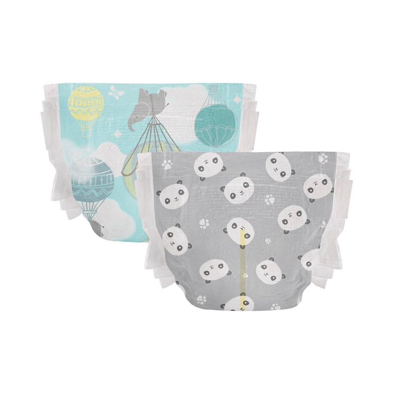 The Honest Company Clean Conscious Disposable Diapers Pandas & Above It All - Size Newborn - 72ct
