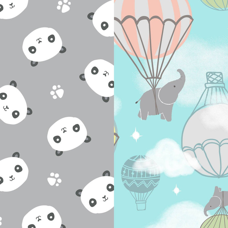 The Honest Company Clean Conscious Disposable Diapers Pandas & Above It All - Size Newborn - 72ct
