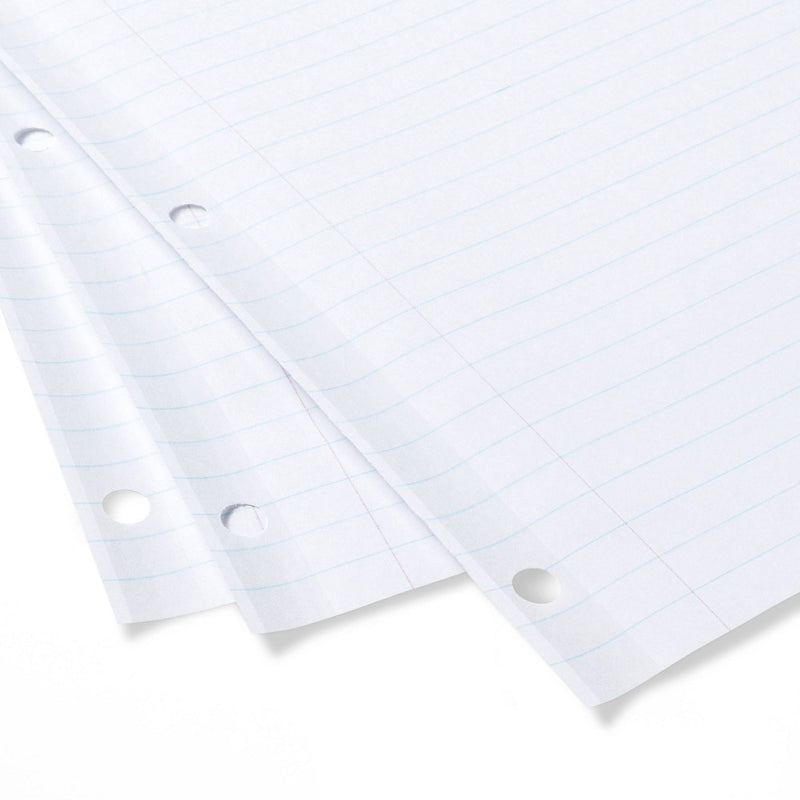 100ct Wide Ruled Reinforced Filler Paper - up & up