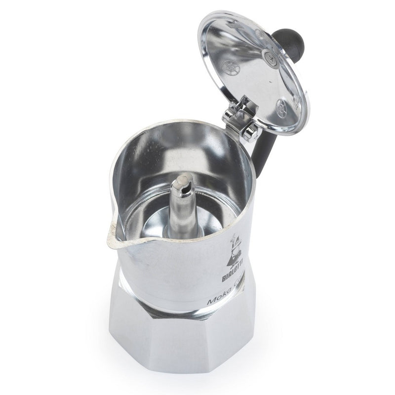 Bialetti 3 Cup Moka Stovetop Espresso Maker - Silver