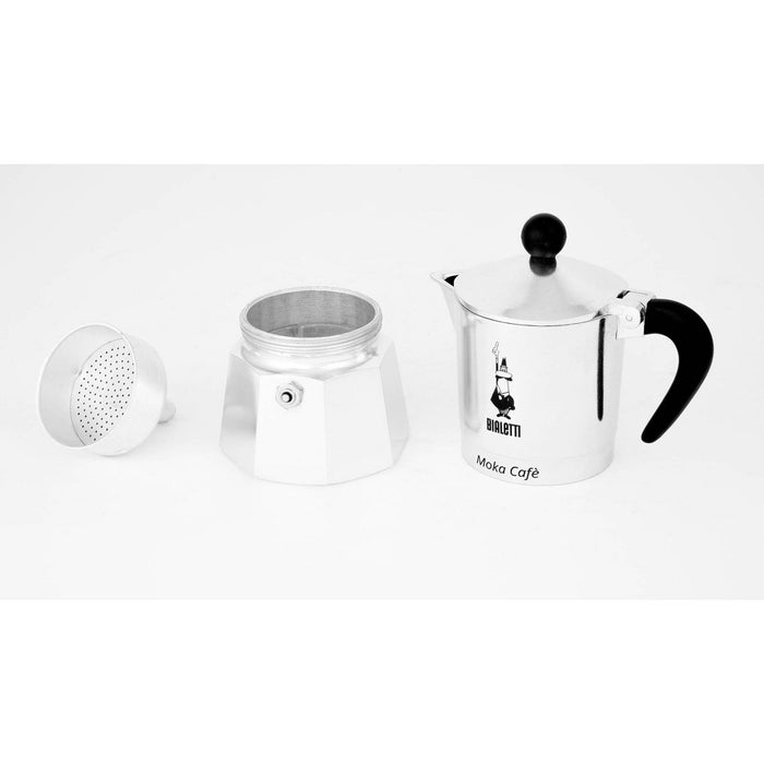 Bialetti 3 Cup Moka Stovetop Espresso Maker - Silver