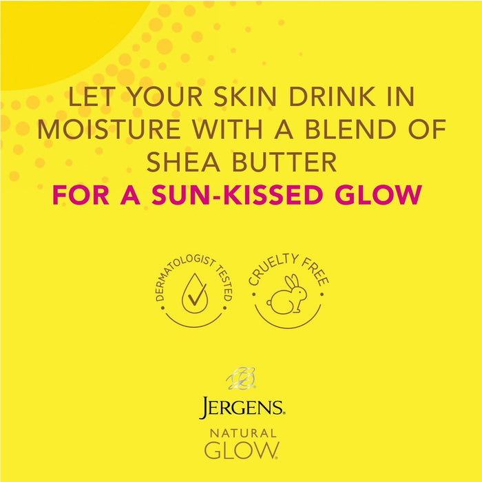 Jergens Natural Glow Wet Skin Moisturizer, In-Shower Self Tanner Body Lotion, Fair To Medium Tone - 7.5 fl oz