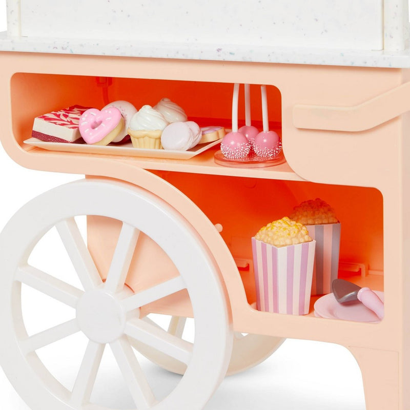 Our Generation Oh So Sweet Dessert Cart Accessory Set for 18" Dolls