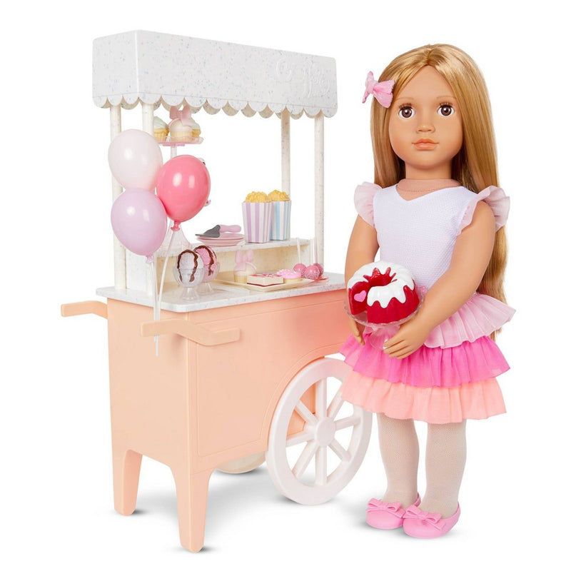 Our Generation Oh So Sweet Dessert Cart Accessory Set for 18" Dolls