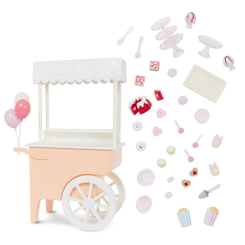 Our Generation Oh So Sweet Dessert Cart Accessory Set for 18" Dolls