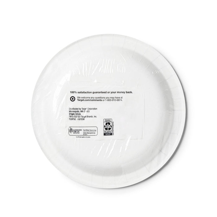 Textured Paper Plates - 90ct - up & up (Pattern & Color May Vary)