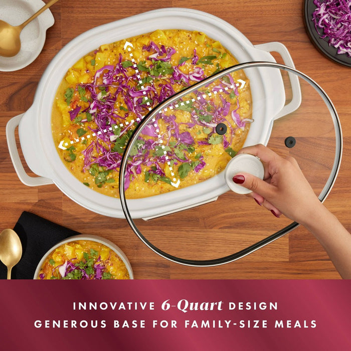 Crock-Pot 6qt Programmable Slow Cooker with Sous Vide - Oat Milk Ivory (LOCAL PICKUP ONLY)